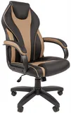 Офисное кресло Chairman 299 Россия экопремиум черный/бежевый
