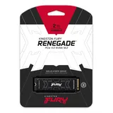 Твердотельный накопитель Kingston SSD 2TB SFYRD/2000G Fury Renegade M.2 2280 PCIe 4.0 x4 NVMe R7300/W7000MB/s 3D TLC MTBF 2M 2,0PBW Retail Heatsink 1 year