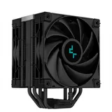 Кулер для процессора DEEPCOOL AK400 ZERO DARK PLUS LGA1700/1200/115X/AM5/AM4 (12шт/кор, TDP 220W, PWM, DUAL Fan 120mm, 4 тепл. Трубки, черный) RET
