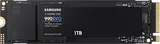 твердотельные диски SSD M.2 (PCI-E NVMe 2.0 Gen 4.0 x4) 1Tb Samsung 990 EVO (R5000/W4200MB/s) 1year