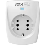 Сетевой фильтр ZIS PILOT BIT S, 1 розетка, 16А/3,5кВт, св.серый