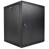 Шкаф ЦМО Шкаф телекоммуникационный настенный разборный ЭКОНОМ 18U (600  520) дверь металл, цвет черный