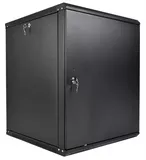 Шкаф ЦМО Шкаф телекоммуникационный настенный разборный ЭКОНОМ 12U (600  350) дверь металл, цвет черный
