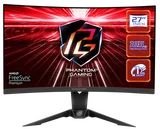 Монитор ASROCK 27" PG27Q15R2A VA 2560X1440 Curved 1500R 1 ms MPRT 550 cd 165 Hz VESA DisplayHDR400 DP HDMI*2 Swivel HAS Black