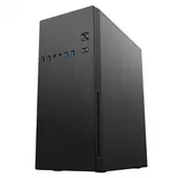 MidiTower Powerman DA812BK Black PM-500ATX-F 2*USB 2.0+2*USB 3.0 Audio ATX