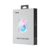 Ocypus Delta F12 WH ARGB, 120x120x25mm, 4-PIN PWM, 500-2000 RPM, 29 DBA MAX, HYDRO BEARING