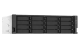 Системы хранения данных QNAP SMB 3U QC 2,2GhzCPU/16Gb(upto64Gb)/upto 16HDD, up to 28 with TL-R1200S-RP/SATA(3,5" 2,5")/ 4xUSB3.2/2xExp.slot/2x2,5Gb/iSCSI/2xPS/no rail/3YW TS-1673AU-RP-16G-EU-RU