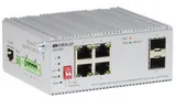 Коммутатор ORIGO Managed L2 Industrial Fast Ring Switch 4x1000Base-T PoE, 2x1000Base-X SFP, PoE Budget 60W, Surge 4KV, -40 to 75°C