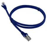 Патч-корд Lanmaster LAN-PC45/S6-0.5-BL FTP RJ-45 вил.-вилка RJ-45 кат.6 0.5м синий LSZH (уп.:1шт)