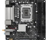 Материнская плата ASROCK B760M-ITX/D4 WIFI, LGA1700, B760, 2*DDR4, HDMI+DP, 4xSATA3 6.0 (RAID), M.2 Socket, USB 3.2, USB2.0, Type-C, mITX