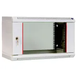 Шкаф коммутационный ЦМО ШРН-ЭКОНОМ (ШРН-Э-6.350) настенный 6U 600x350мм пер.дв.стекл 85кг серый 300мм 11.4кг 180град. 345мм