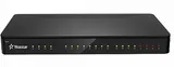 YEASTAR IP-АТС до 20 абонентов и 8 одновременных вызовов, позволяет подключать аналоговые линии/телефоны, BRI, GSM, UMTS-линии посредством дополнительных модулей, имеет в составе 8 предустановленных (