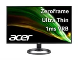 Монитор 27'' ACER R272Hyi, ZeroFrame, Ultra Thin Darkgrey, 16:9, VA, 1920x1080, 1 / 4ms, 250cd, 100Hz, 1xVGA + 1xHDMI(1.4) ,sync: FreeSync