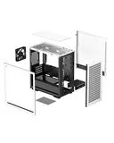 Корпус Deepcool CH370 WH без БП, боковое окно (закаленное стекло), белый, mATX