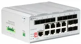 Коммутатор ORIGO Managed L2 Industrial Fast Ring Switch 8x1000Base-T, 12x1000Base-X SFP, Surge 4KV, -40 to 75°C
