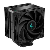 Кулер для процессора DEEPCOOL AK400 ZERO DARK PLUS LGA1700/1200/115X/AM5/AM4 (12шт/кор, TDP 220W, PWM, DUAL Fan 120mm, 4 тепл. Трубки, черный) RET