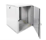 Шкаф коммутационный ЦМО ШРН-ЭКОНОМ (ШРН-Э-15.650) настенный 15U 600x650мм пер.дв.стекл 65кг серый 600мм 26.6кг 180град. 746мм