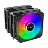 PCCooler Paladin S9 B S115X/1200/1700/20XX /AM4 (8 шт/кор, TDP 250W, 2x120mm ARGB PWM FAN, медная база, 6 тепловых трубок 6мм, 800-1800RPM, 10-28.6dBa)