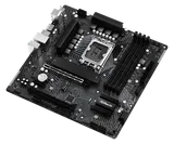 Материнская плата ASROCK B760M PG LIGHTNING/D4, LGA1700, B760, 4*DDR4, HDMI+DP, 4xSATA3 6.0 (RAID), M.2 Socket, USB 3.2, USB2.0, Type-C, mATX