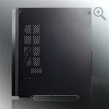 AGOS MS (mesh at front; 120x120x25 black fan at rear; Tempered glass appearance design; Support up to E-ATX; Compatible with ATX PSU; 4mm Tempered Glass; USB3.0*1 + USB2.0*2 +HD AUDIO)