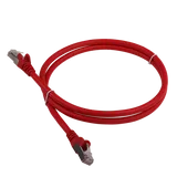 Патч-корд Lanmaster LAN-PC45/S6-1.0-RD FTP RJ-45 вил.-вилка RJ-45 кат.6 1м красный LSZH (уп.:1шт)