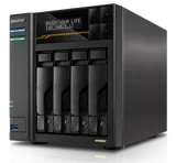 ASUSTOR AS6804T 4-Bay NAS/AMD Ryzen V3C14 2,3GHz/16GB DDR5, noHDD(HDD,SSD)/2x5,2х10,Gbe(LAN)/3xUSB3.2,Type-C; 90IX01T4-BW3S00