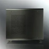 METIS PLUS BLACK (Aluminum, Mini-ITX, 120x120x25 O-type LED fan pre-installed at rear; Supports ATX PSU; 2*USB3.0; 3*2.5" HDD + 1* 3.5" HDD or 1*2.5" HDD+2* 3.5" HDD; 2 slots; Acrylic window)