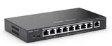 Ruijie Reyee 9-Port Gigabit Smart POE Switch, 9 Gigabit RJ45 Ports including 8 PoE/POE+ Ports,120W PoE power budget, Desktop Steel Case