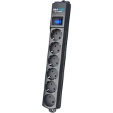 ZIS Commpany сетеовй фильтр Pilot S-max 7m, розетки; 5+1, 16А, кабель 10м, цвет графит