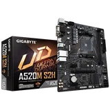 Мат. плата GIGABYTE A520M S2H, AM4, A520, 2*DDR4, D-Sub+DVI-D+HDMI,  4 SATA 6 Гб/с, M2, Audio, Gb LAN, USB 3.2, USB 2.0, COM*1 header, mATX