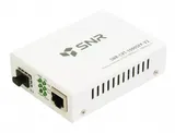 Медиаконвертер SNR Медиаконвертер  10/100/1000-Base-T / 1000Base-FX с SFP-портом