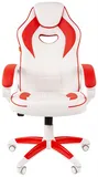 Офисное кресло Chairman   game 16 Россия экопремиум белый/красный