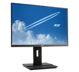 Монитор 24" ACER (Ent.) B246WLyemipruzx  , IPS, 16:10, 1920x1200, 300cd/m2, 60Hz, 5ms, 1xHDMI(1.4) + DP(1.2) + 1xType-C(PD65W) + USB3.0x4+USB-B(2up 4down) + RJ45 + H.Adj. 150+Audio out Black/Darkgrey