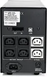Powercom Back-UPS IMPERIAL, Line-Interactive, 1025VA/615W, Tower, 6*IEC320-C13 (2 surge & 4 batt), LCD, USB (507310)