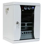 Шкаф коммутационный ЦМО (ШРН-8.255-10) настенный 8U 320x305мм пер.дв.стекл серый 255мм 8.1кг 180град. 420мм