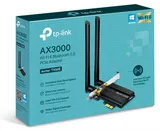 TP-Link Archer TX50E, AX3000 Двухдиапазонный Wi-Fi 6 Bluetooth 5.0 адаптер PCI Express, до 574 Мбит/с на 2,4 ГГц + до 2402 Мбит/с на 5 ГГц, 2 антенны с высоким коэф. усиления