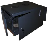 Шкаф Шкаф настенный Next, 18U 550x450, металлическая дверь, черный