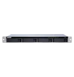 Система хранения данных QNAP CHANNEL 1U QC 1,7GhzCPU/8Gb(upto8Gb)/upto 4HDD, upto 16 with TL-R1200C-RP/SATA(3,5" 2,5")/ 4xUSB3.2/2x1GbE 1x10GbE(SFP+)/iSCSI/1xPS/no rail/2YW TS-431XeU-8G-EU-RU