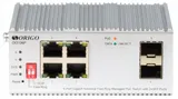 Коммутатор ORIGO Managed L2 Industrial Fast Ring Switch 4x1000Base-T PoE, 2x1000Base-X SFP, PoE Budget 60W, Surge 4KV, -40 to 75°C