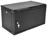 Шкаф ЦМО Шкаф телекоммуникационный настенный разборный ЭКОНОМ 9U (600  350) дверь металл, цвет черный