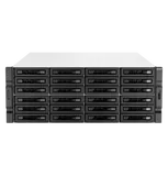 Система хранения данных QNAP ENTERPRISE 4U/30bay 8C 2,6GhzCPU/64Gb(up128)/up 286HDD with TL-R1620Sep/SATA(3,5" 2,5")/4xUSB/3xExp.slot/2x2,5Gb 2x10Gb(BASE-T)/iSCSI/2xPS/no rail(RAIL-A02-90)/5YW TS-h3087XU-RP-E2378-64G-EU-RU