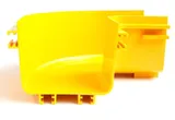 Горизонтальный поворот 90° оптического лотка 120 мм, желтый