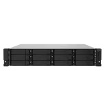 Система хранения данных QNAP SMB 2U QC 1,7GhzCPU/4Gb(upto16Gb)/upto 12HDD, upto 24 with TL-R1200S-RP/SATA(3,5" 2,5")/ 4xUSB3.2/1xExp.slot/2x2,5Gb 2x10Gb(SFP+)/iSCSI/2xPS/no rail/3YW TS-1232PXU-RP-4G-EU-RU