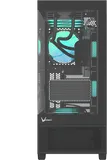 Корпус Formula V Line Crystal E1 Black, ATX, TYPE-C*1, USB3.0*2, Switch Display Panel
