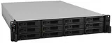 Система хранения данных Synology Rack 2U/12bay DualCont Array (QC2,4GhzCPU/8Gbupto64/2x1GbE+1x10GbERJ45(+1xExpSlot) per contr)NoHDD(upto12 2,5"/3,5"SASupto36with 2xRXD1219SAS),RAIDBasic,JBOD,0,1,5,6,10,F1/2xRPS/norail/1YW'