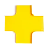 Крышка Х-соединителя оптического лотка 240 мм, желтая