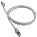 Патч-корд Lanmaster LAN-PC45/S6A-5.0-GY FTP RJ-45 вил.-вилка RJ-45 кат.6A 5м серый LSZH (уп.:1шт)