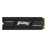 Твердотельный накопитель Kingston SSD 1TB SFYRS/1000G Fury Renegade M.2 2280 PCIe 4.0 x4 NVMe R7300/W6000MB/s 3D TLC MTBF 2M 1,0PBW Retail Heatsink 1 year