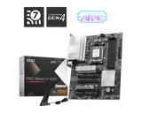 Материнская плата MSI PRO B840-P WIFI ,B840,AM5,4DDR5,5PCI-Ex16,2M.2,4SATA3,2USB10G(1A+1C),5USB5G