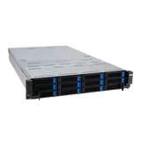 Сервер ASUS RS720-E11-RS12U 2U, 2x LGA4677, 32x DDR5(4800), 12x 3,5 (8xNVMe/SAS/SATA+4 NVMe/SATA), 2xM.2 slot 2280, 6x PCIe G5 x8 or 3 x PCIe G5 x16, up to 4 dual-slot GPUs, 1x OCP 3.0, 2x10Gbe RJ45, 2x2600W